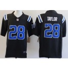 Men's Indianapolis Colts #28 Jonathan Taylor Limited Black FUSE Vapor Jersey