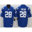 Men's Indianapolis Colts #28 Jonathan Taylor Limited Blue Vapor Jersey