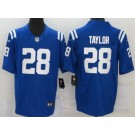 Men's Indianapolis Colts #28 Jonathan Taylor Limited Blue Vapor Untouchable Jersey