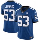 Men's Indianapolis Colts #53 Shaquille Leonard Limited Blue FUSE Vapor Jersey