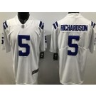 Men's Indianapolis Colts #5 Anthony Richardson Limited White Vapor Jersey