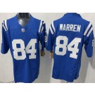 Men's Indianapolis Colts #84 Tyler Warren Limited Blue FUSE Vapor Jersey