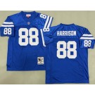 Men's Indianapolis Colts #88 Marvin Harrison Blue 1996 Throwback Jersey