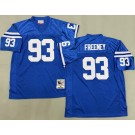 Men's Indianapolis Colts #93 Dwight Freeney Blue 2006 Throwback Jersey