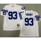 Men's Indianapolis Colts #93 Dwight Freeney White 2006 Throwback Jersey