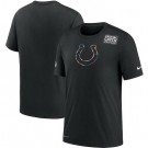 Men's Indianapolis Colts Black Crucial Catch Sideline Performance T Shirt 405