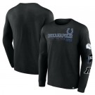 Men's Indianapolis Colts Black High Whip Pitcher Sweatshirts