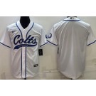 Men's Indianapolis Colts Blank White Baseball Jersey