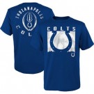 Men's Indianapolis Colts Blue Liquid Camo Logo T Shirt