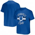 Men's Indianapolis Colts Blue NFL x Darius Rucker Collection Stripe T Shirt