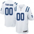 Men's Indianapolis Colts Customized Game White Jersey