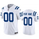 Men's Indianapolis Colts Customized Limited White FUSE Vapor Jersey