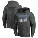 Men's Indianapolis Colts Heather Charcoal Stronger Together Printed Pullover Hoodie 0770