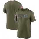 Men's Indianapolis Colts Olive 2022 Salute to Service Legend Team T Shirt