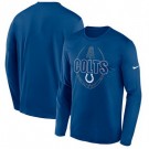 Men's Indianapolis Colts Royal Icon Legend Performance Long Sleeve T-Shirt