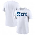 Men's Indianapolis Colts White Sideline Impact Legend Performance T Shirt 502