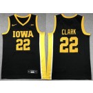 Men's Iowa Hawkeyes #22 Caitlin Clark Black College Basketball Jersey