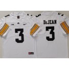Men's Iowa Hawkeyes #3 Cooper DeJean White College Football Jersey