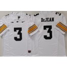 Men's Iowa Hawkeyes #3 Cooper DeJean White FUSE College Football Jersey