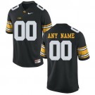 Men's Iowa Hawkeyes Customized Black College Football Jersey