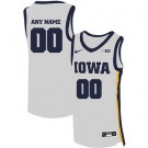 Men's Iowa Hawkeyes Customized White 2019 College Basketball Jersey