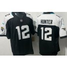 Men's Jacksonville Jaguars #12 Travis Hunter Limited Black Thanksgiving FUSE Vapor Jersey
