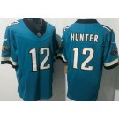 Men's Jacksonville Jaguars #12 Travis Hunter Limited Green Throwback FUSE Vapor Jersey