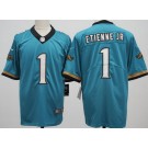 Men's Jacksonville Jaguars #1 Travis Etienne Jr Limited Teal Prowler Throwback Vapor Jersey