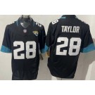 Men's Jacksonville Jaguars #28 Fred Taylor Limited Black FUSE Vapor Jersey