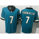 Men's Jacksonville Jaguars #7 Brian Thomas Jr Limited Green Throwback FUSE Vapor Jersey