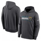 Men's Jacksonville Jaguars Anthracite Prime Logo Name Split Pullover Hoodie
