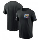 Men's Jacksonville Jaguars Black 2023 Crucial Catch Sideline TriBlend T Shirt