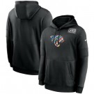 Men's Jacksonville Jaguars Black Crucial Catch Sideline Performance Pullover Hoodie