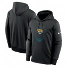 Men's Jacksonville Jaguars Black Icon Performance Pullover Hoodie