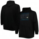 Men's Jacksonville Jaguars Black Printed Pullover Hoodie 302597
