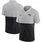 Men's Jacksonville Jaguars Gray Black Patchwork Polo
