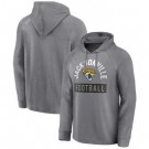 Men's Jacksonville Jaguars Gray No Time Off Raglan Pullover Hoodie