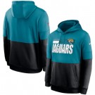 Men's Jacksonville Jaguars Green Black Sideline Impact Lockup Performance Pullover Hoodie
