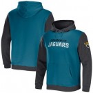 Men's Jacksonville Jaguars Green NFL x Darius Rucker Collection Colorblock Pullover Hoodie