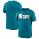 Men's Jacksonville Jaguars Green Sideline Impact Legend Performance T Shirt 521