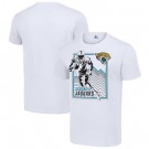 Men's Jacksonville Jaguars White Graphic Shield Logo T Shirt
