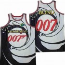 Men's James Bond 007 White Black Basketball Jersey