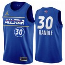 Men's Julius Randle Blue 2021 All Star Hot Press Jersey