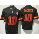 Men's Kansas City Chiefs #10 Isiah Pacheco Limited Black FUSE Vapor Jersey