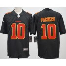 Men's Kansas City Chiefs #10 Isiah Pacheco Limited Black Fashion Vapor Jersey