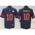 Men's Kansas City Chiefs #10 Isiah Pacheco Limited Black Red Gold Vapor Jersey