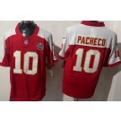 Men's Kansas City Chiefs #10 Isiah Pacheco Limited Red Thanksgiving FUSE Vapor Jersey
