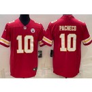 Men's Kansas City Chiefs #10 Isiah Pacheco Limited Red Vapor Jersey