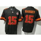 Men's Kansas City Chiefs #15 Patrick Mahomes II Limited Black FUSE Vapor Jersey