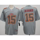 Men's Kansas City Chiefs #15 Patrick Mahomes Limited Gray Atmosphere Vapor Jersey
